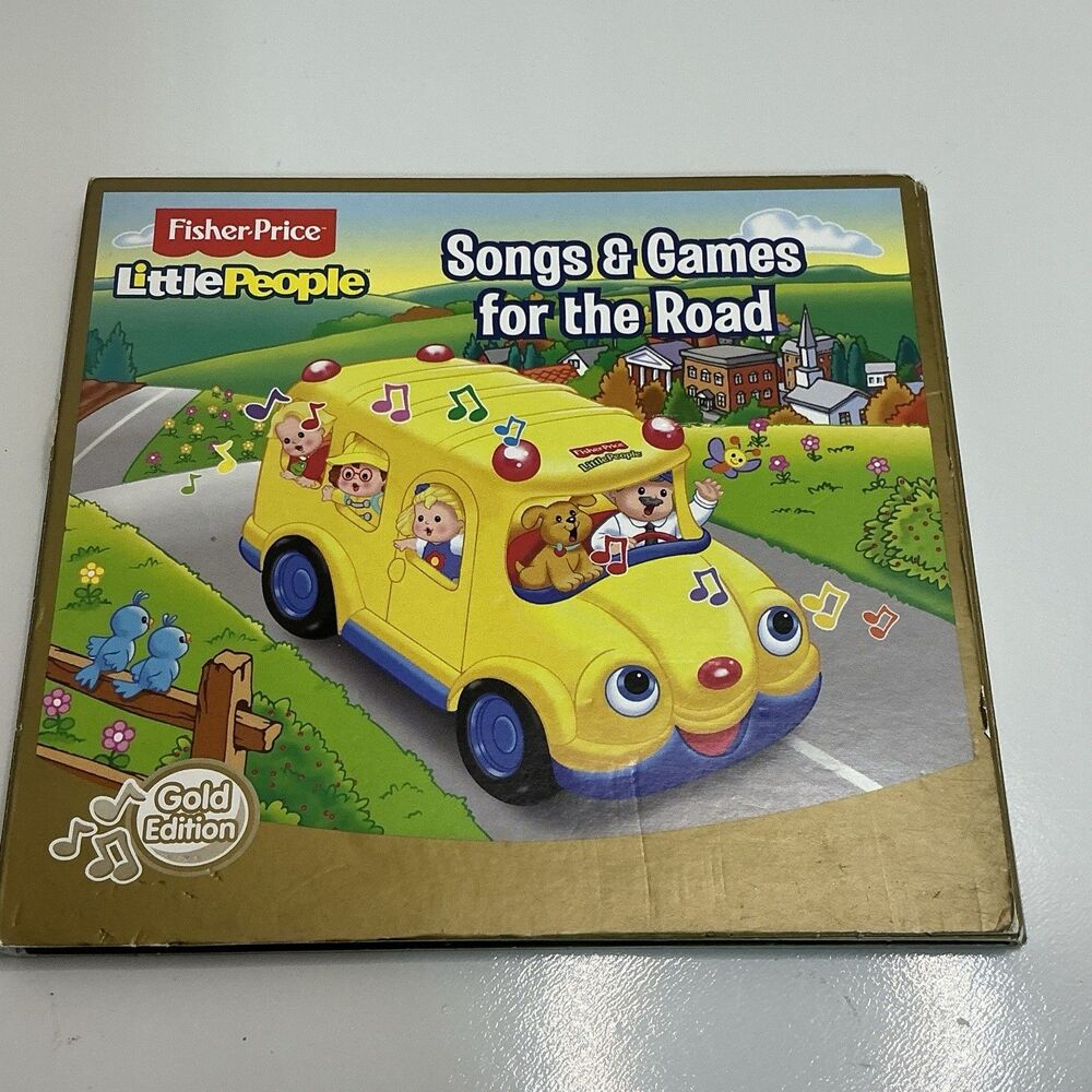 FISHER-PRICE (CD) Little People / SONGS & GAMES FOR THE ROAD!!! Very Good